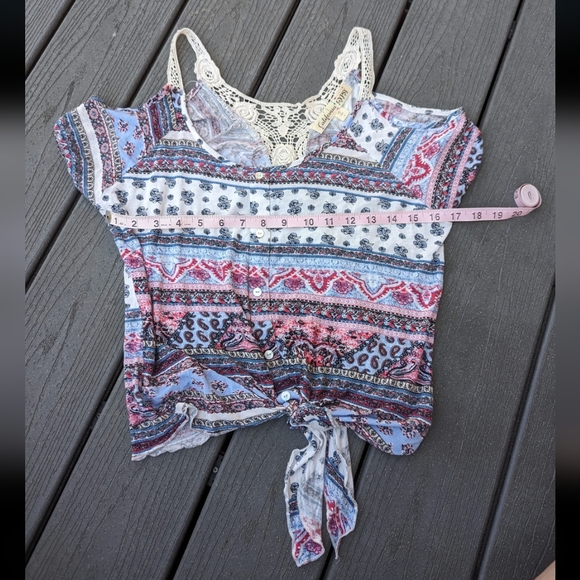 Off Shoulder Boho Tee - Picture 3 of 5